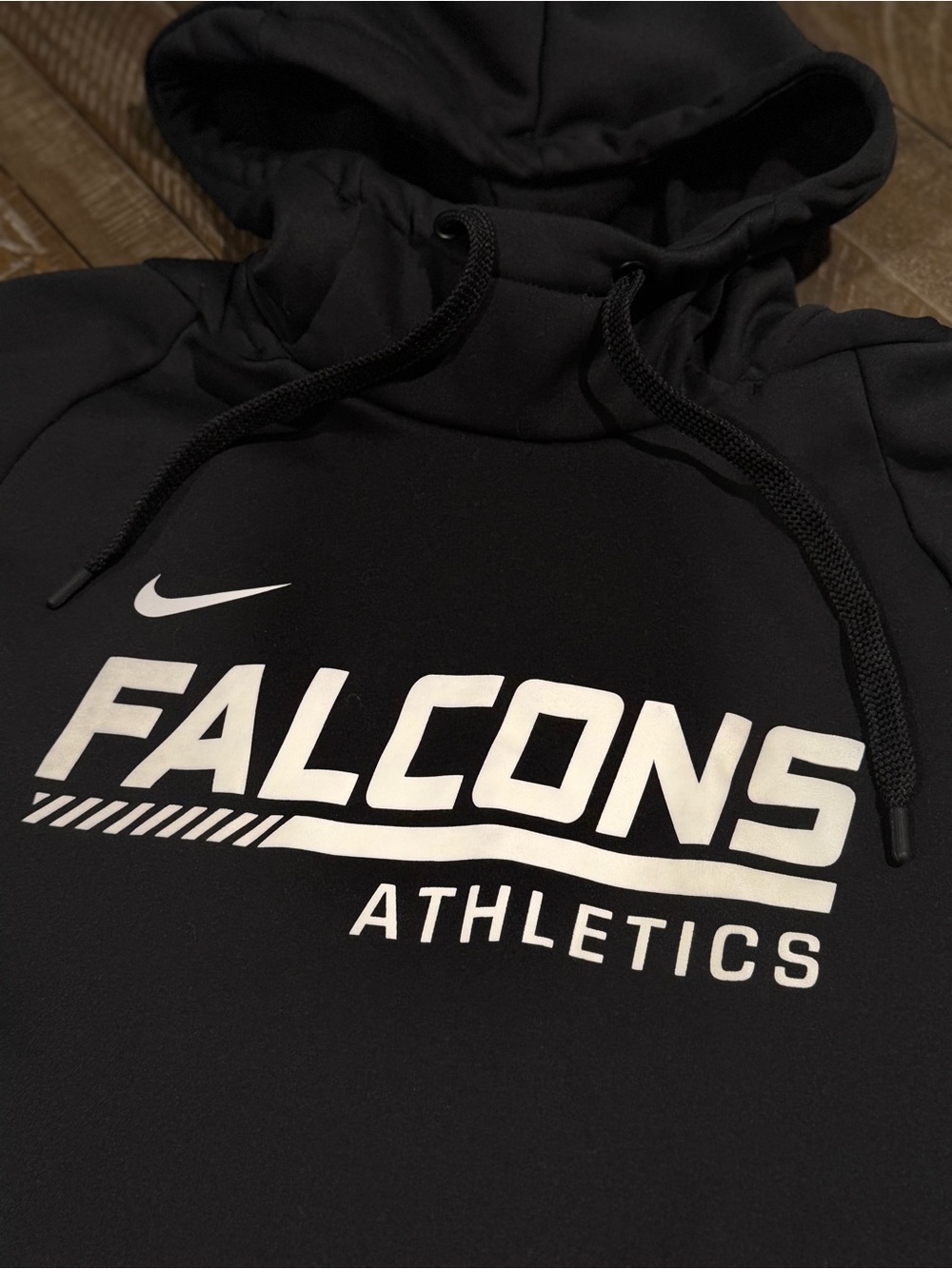 Nike Falcons Athletics Dri-FIT Black Pullover Hoodie Men’s Medium